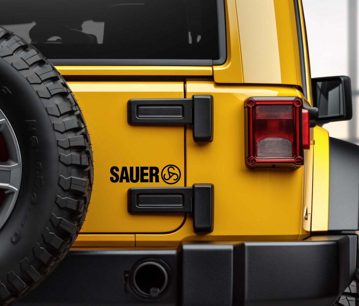 Sauer & Sohn decal, firearm decal, car decal sticker