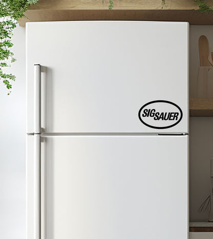 Sig sauer decal, sticker, firearm decal 