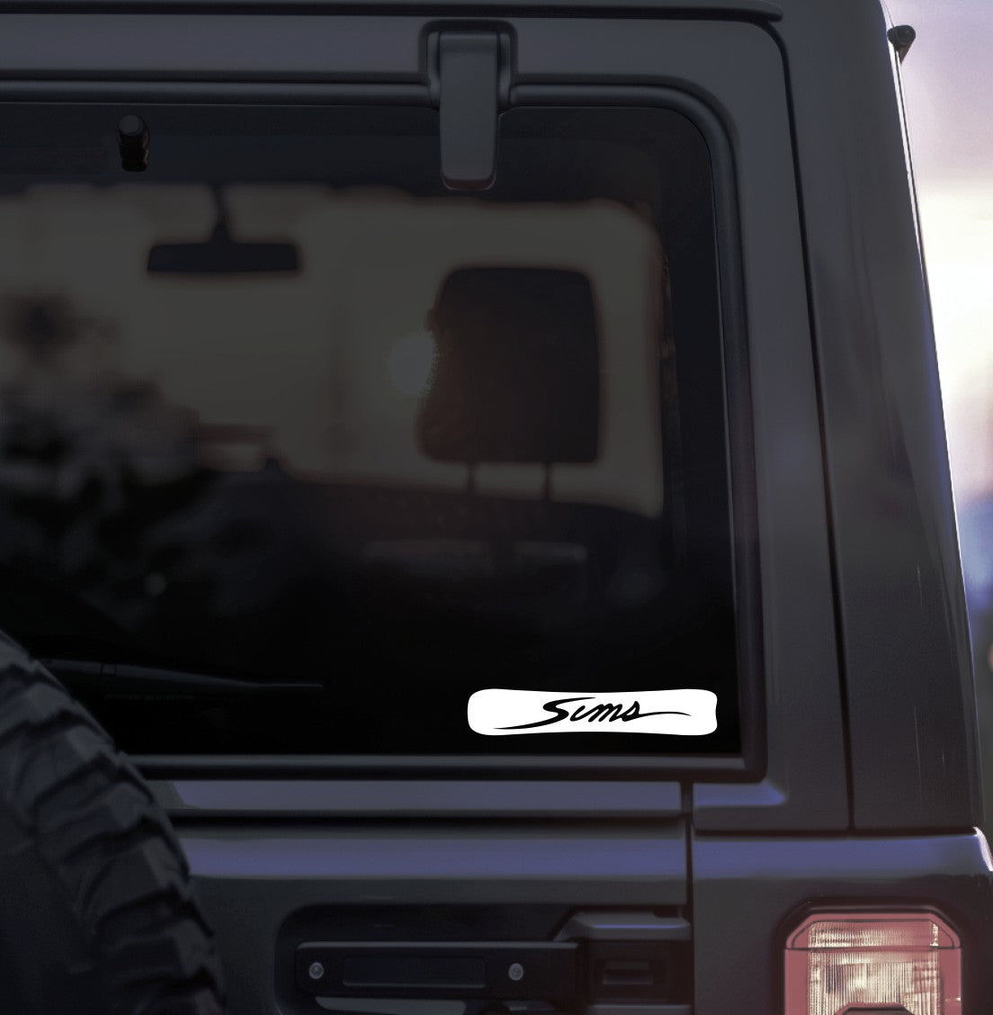 Sims Snowboards decal, ski snowboard decal, car decal sticker