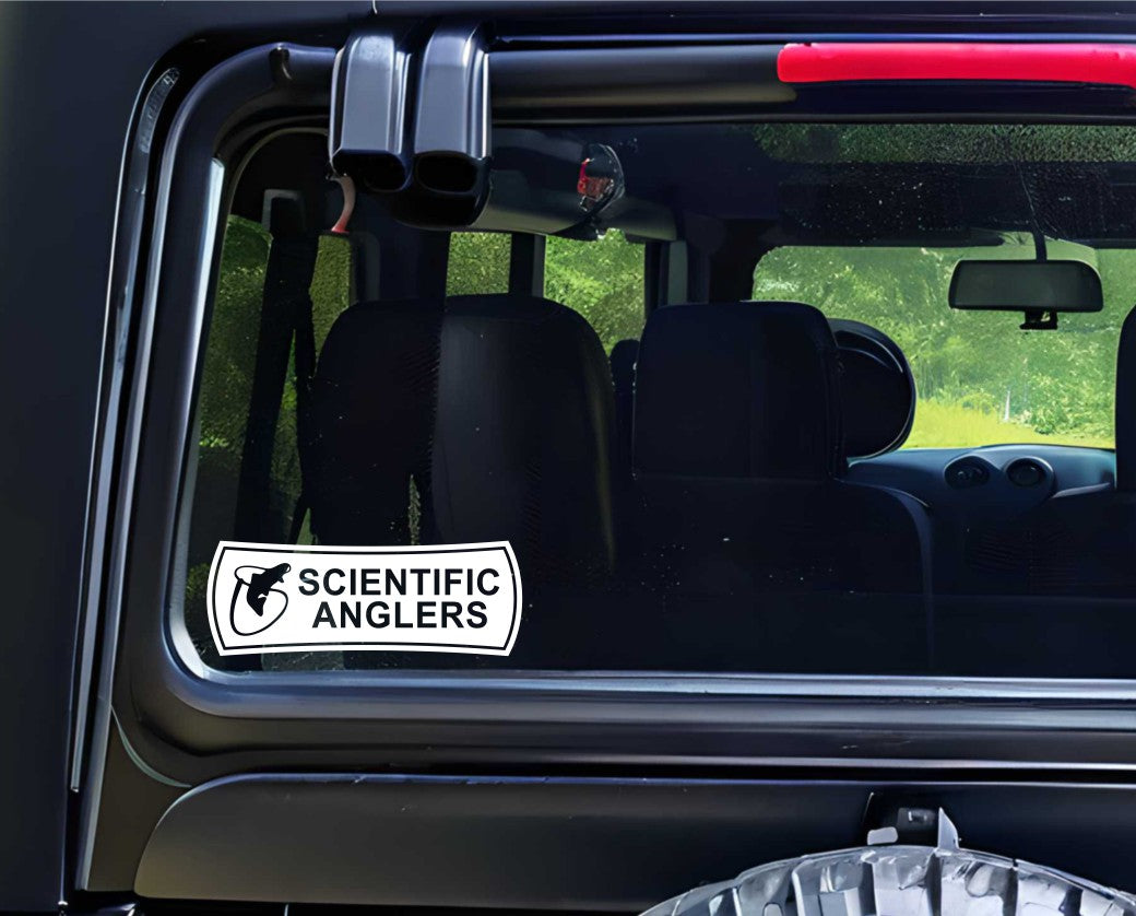 Scientific Anglers decal, sticker, hunting fishing decal, car sticker
