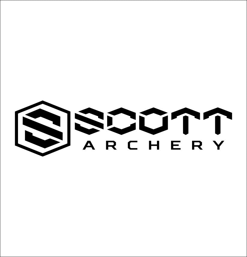Scott Archery decal, sticker, hunting fishing decal, car sticker