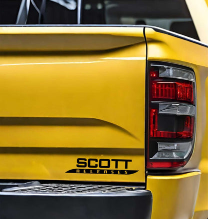 Scott Releases decal, sticker, hunting fishing decal, car sticker