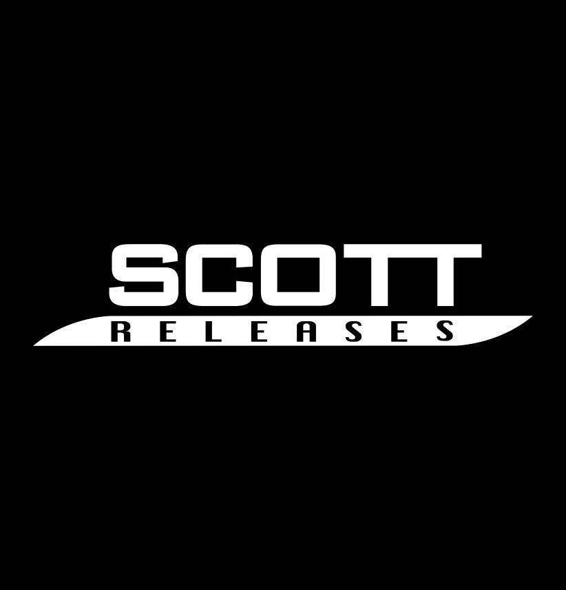 Scott Releases decal, sticker, hunting fishing decal, car sticker