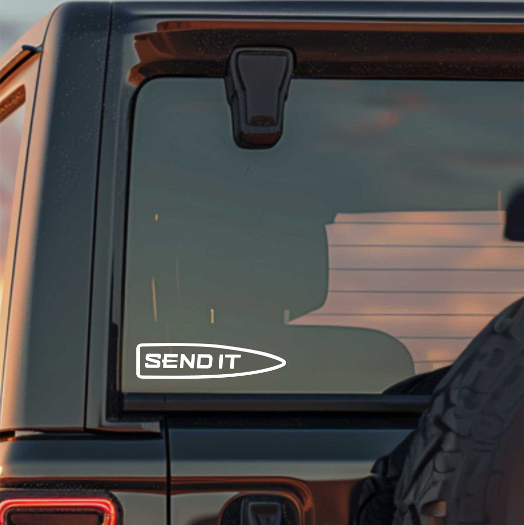 Send it decal, sticker, hunting fishing decal, car sticker