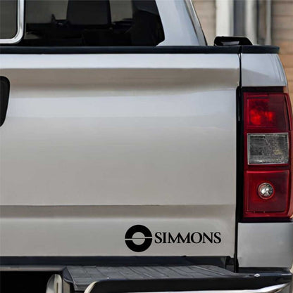 Simmons Optics decal, sticker, hunting fishing decal, car sticker