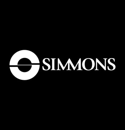 Simmons Optics decal, sticker, hunting fishing decal, car sticker
