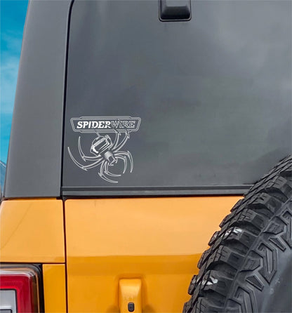 Spiderwire decal, sticker, hunting fishing decal, car sticker