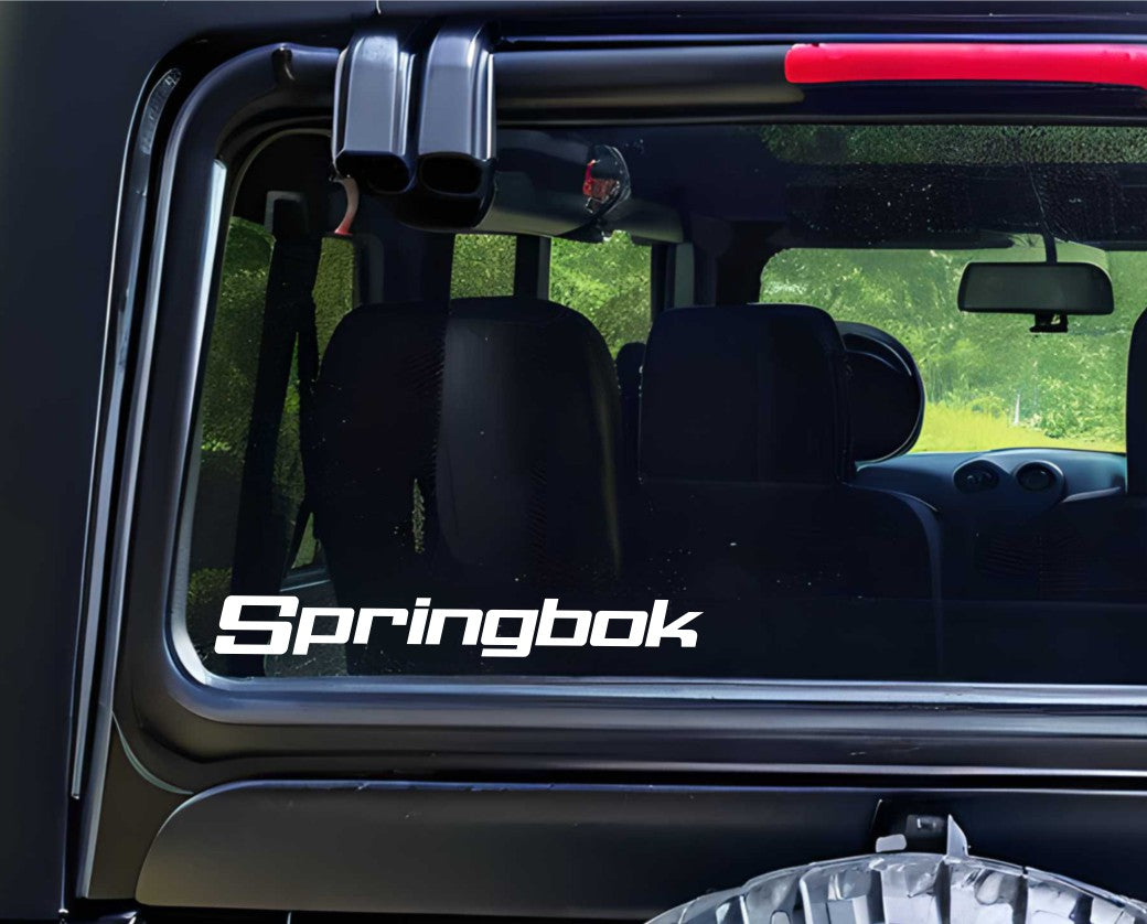 Springbok Boats decal, sticker, hunting fishing sticker, car decal b