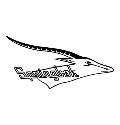 Springbok boats decal, sticker, hunting fishing decal, car sticker