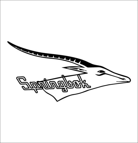 Springbok boats decal, sticker, hunting fishing decal, car sticker