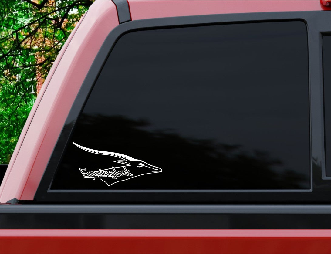 Springbok boats decal, sticker, hunting fishing decal, car sticker