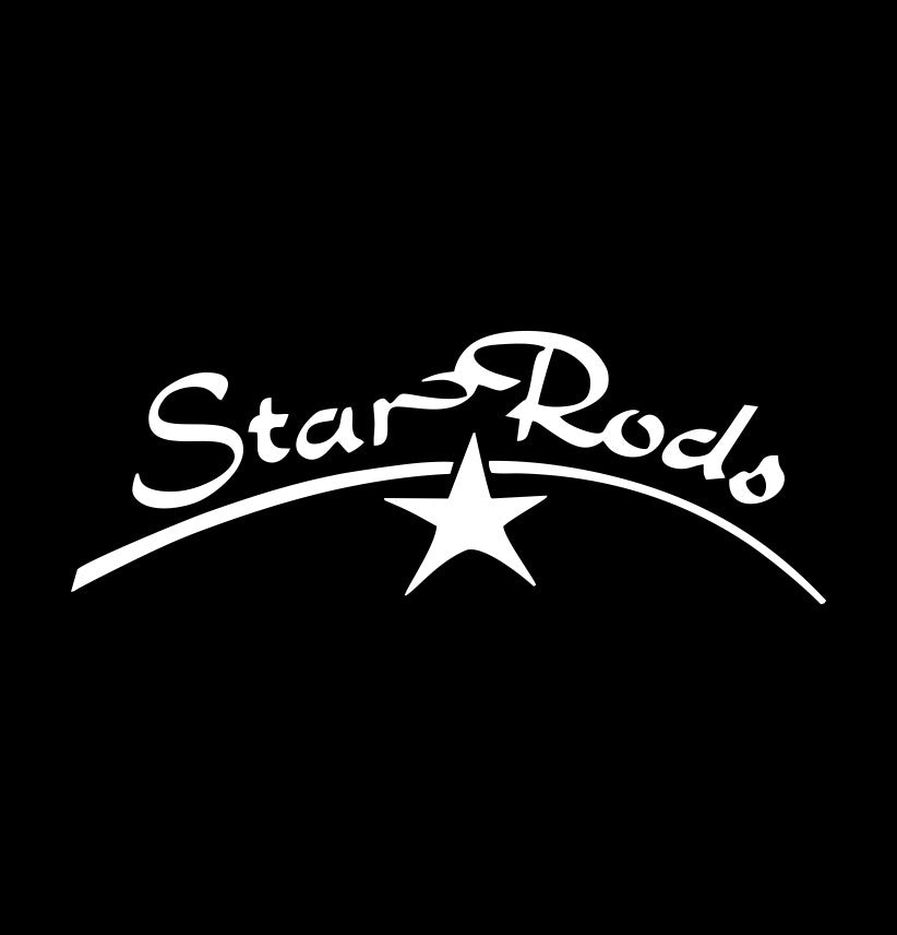 Star Rods decal, sticker, hunting fishing decal, car sticker