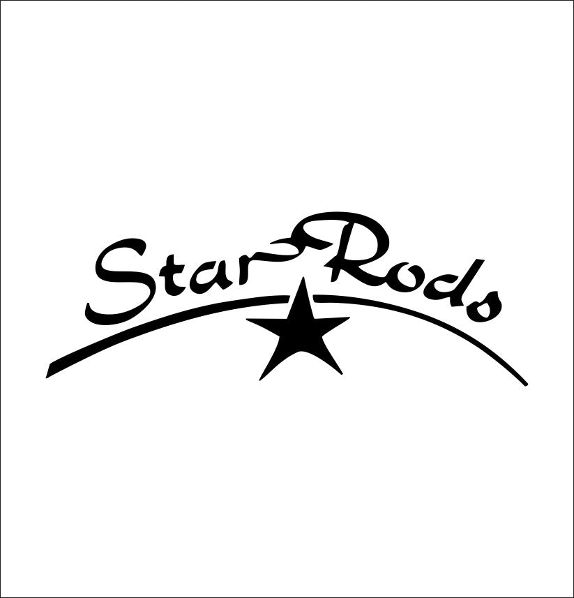 Star Rods decal, sticker, hunting fishing decal, car sticker