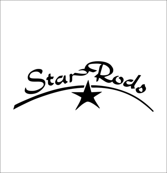 Star Rods decal, sticker, hunting fishing decal, car sticker