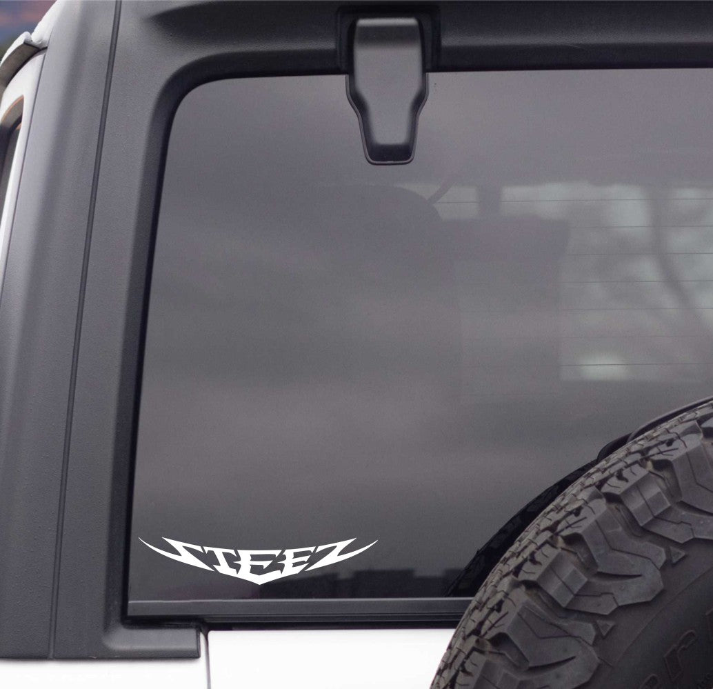 Steez Rods decal, sticker, fishing hunting sticker, car decal