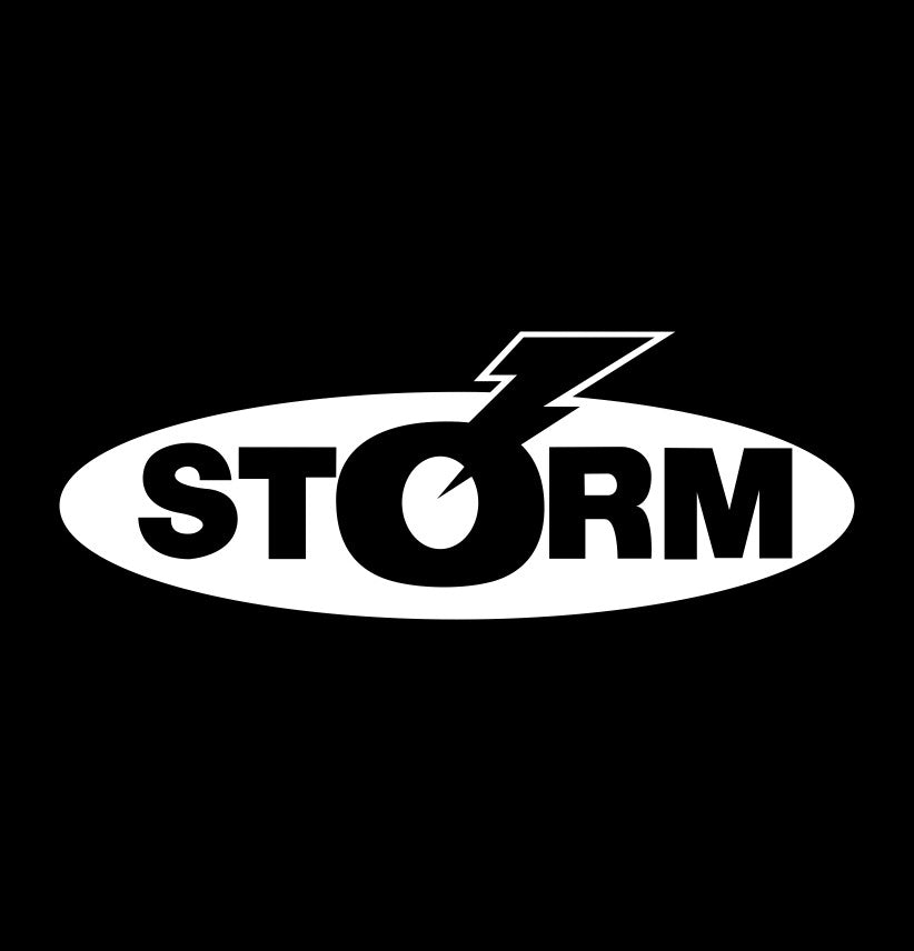 Storm fishing decal, sticker, hunting fishing decal, car sticker