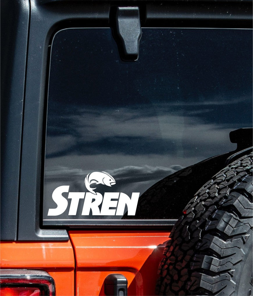 Stren decal, sticker, hunting fishing decal, car sticker