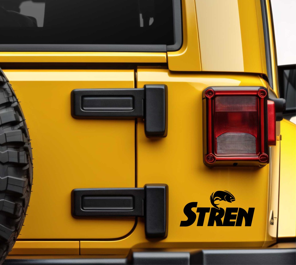 Stren decal, sticker, hunting fishing decal, car sticker