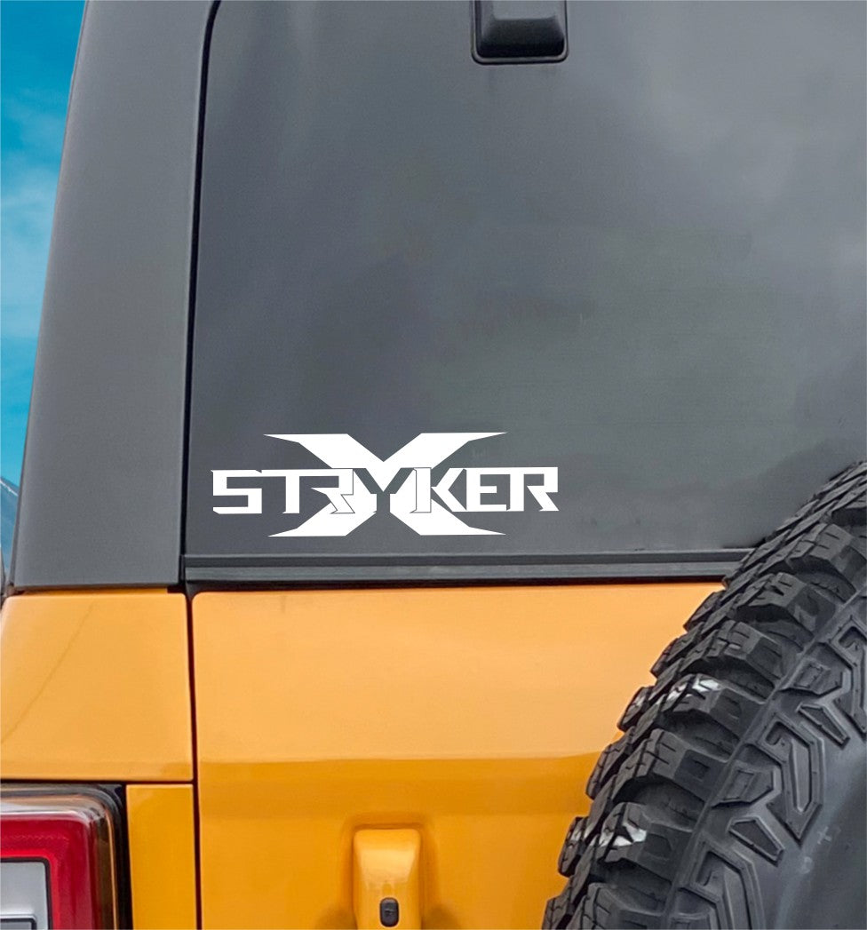 Stryker Crossbows decal, sticker, fishing hunting decal, car sticker