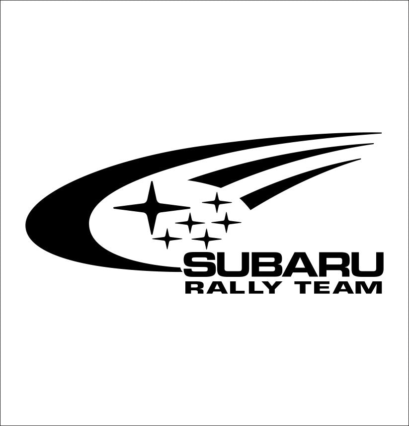 Subaru Rally Team decal, sticker, racing decal