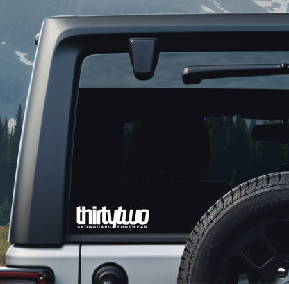 Thirtytwo decal, ski, snowboard decal sticker