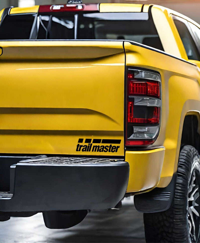 Trailmaster Suspension decal B, sticker