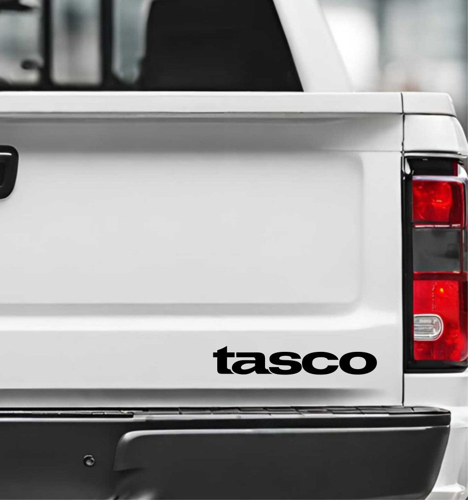 Tasco Scopes decal, sticker, hunting fishing decal