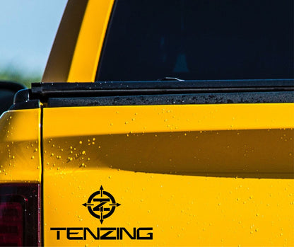 Tenzing outdoors decal, sticker, fishing hunting sticker, car decal b