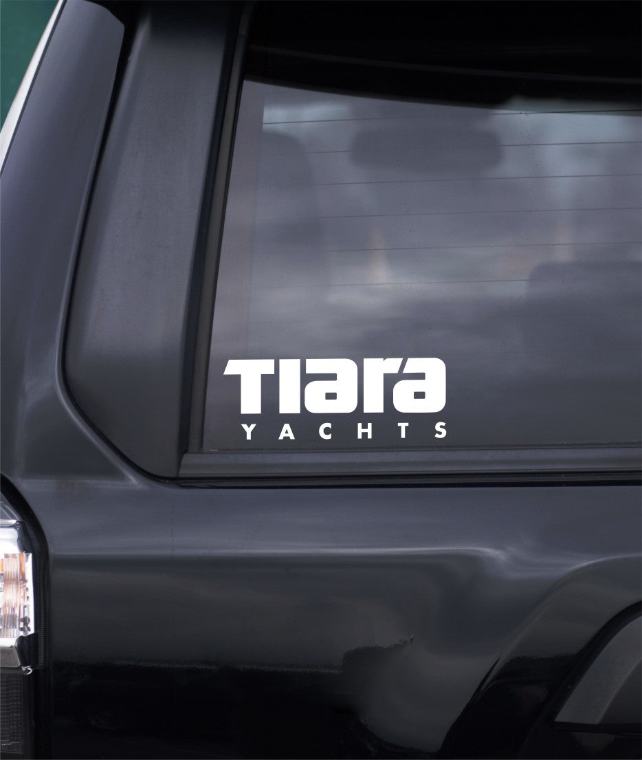 Tiara Yachts decal, sticker, fishing hunting sticker, car decal