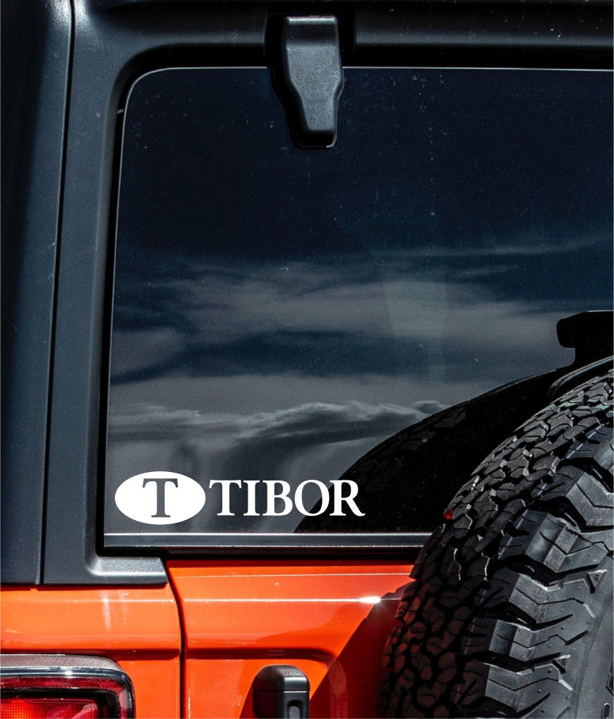 Tibor Reels decal, sticker, fishing hunting sticker, car decal