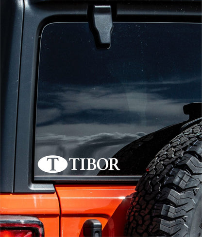 Tibor Reels decal, sticker, fishing hunting sticker, car decal