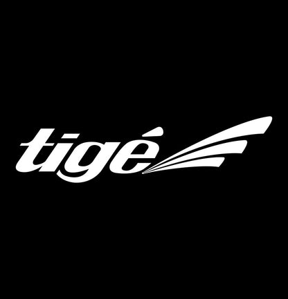 Tige Boats decal, sticker, hunting fishing decal, car sticker