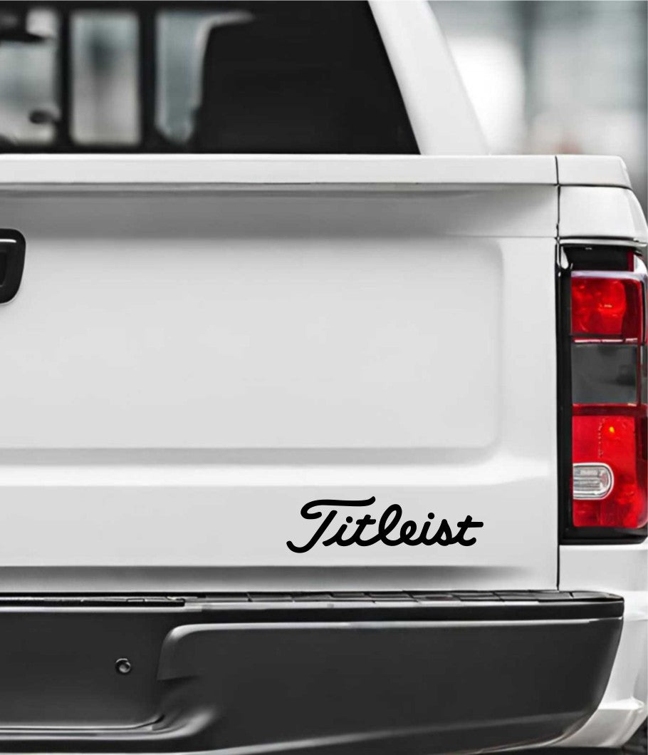 Titleist decal, golf decal, car decal sticker