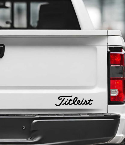 Titleist decal, golf decal, car decal sticker