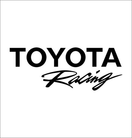 Toyota Racing decal, sticker, racing decal, car sticker b