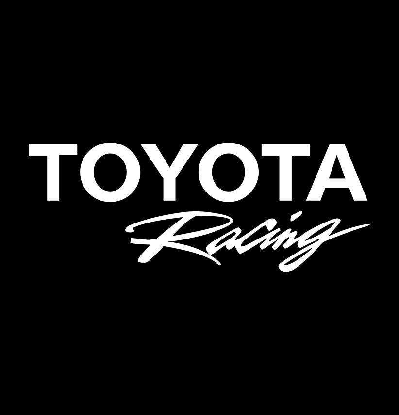 Toyota Racing decal, sticker, racing decal, car sticker b