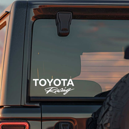Toyota Racing decal, sticker, racing decal, car sticker b