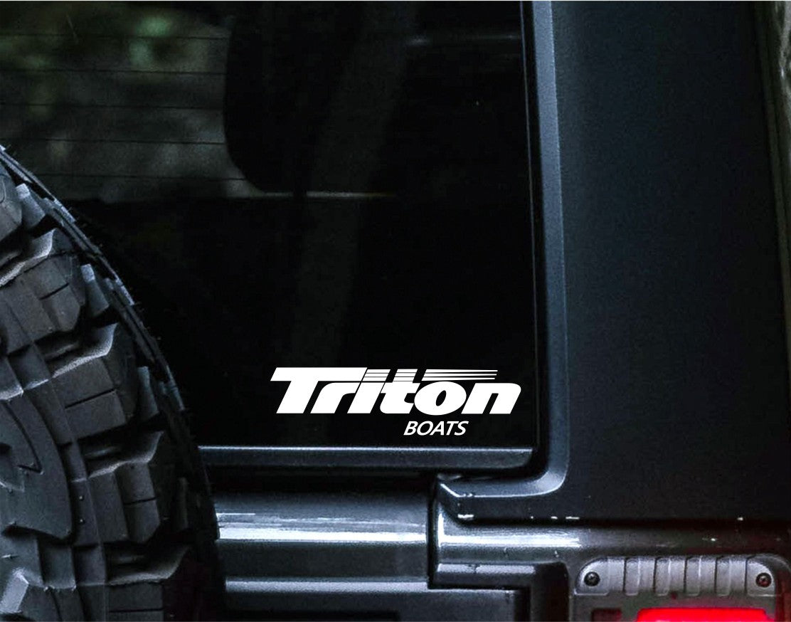 Triton Boats decal, sticker, hunting fishing decal, car sticker