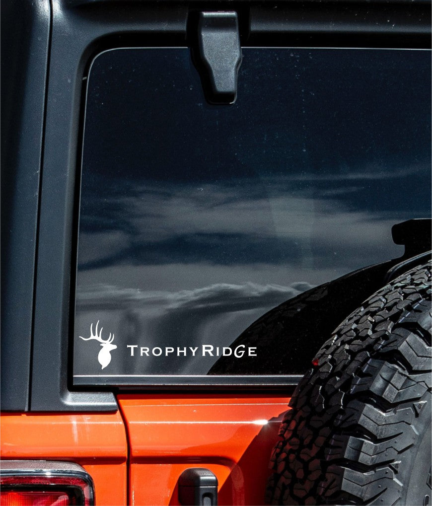 Trophy Ridge decal, sticker, hunting fishing decal, car sticker