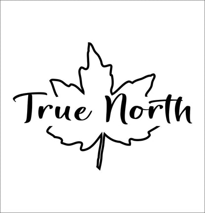 True North decal, sticker, canada sticker, car decal