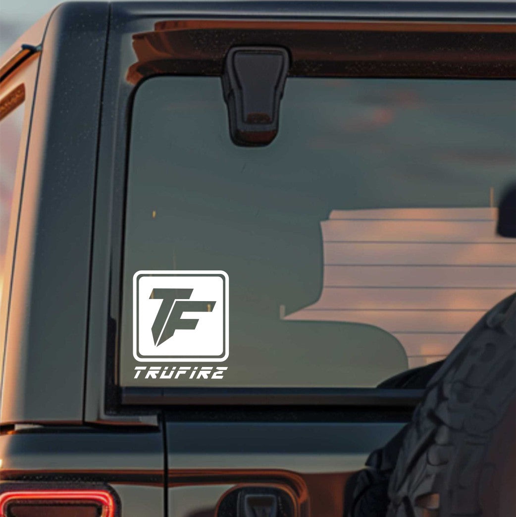 Trufire Archery decal, sticker, hunting fishing decal, car sticker b