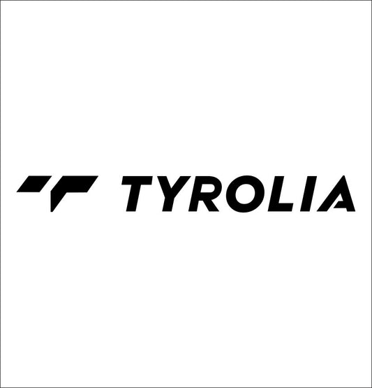 Tyrolia decal, sticker, ski decal, car sticker