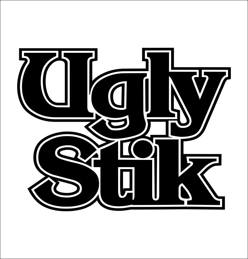 Ugly Stik decal, sticker, hunting fishing decal, car sticker b