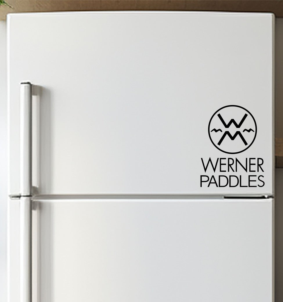 Werner Paddles decal B