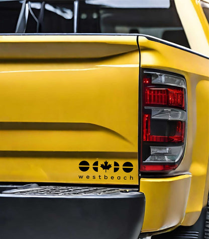 Westbeach decal, sticker, ski snowboard decal