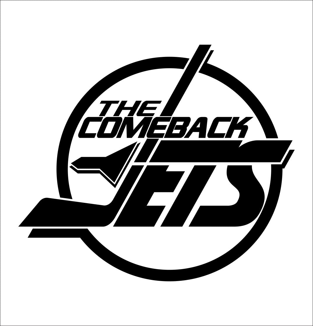 Winnipeg Jets decal, sticker 7