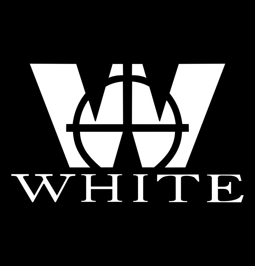 White Muzzleloading decal