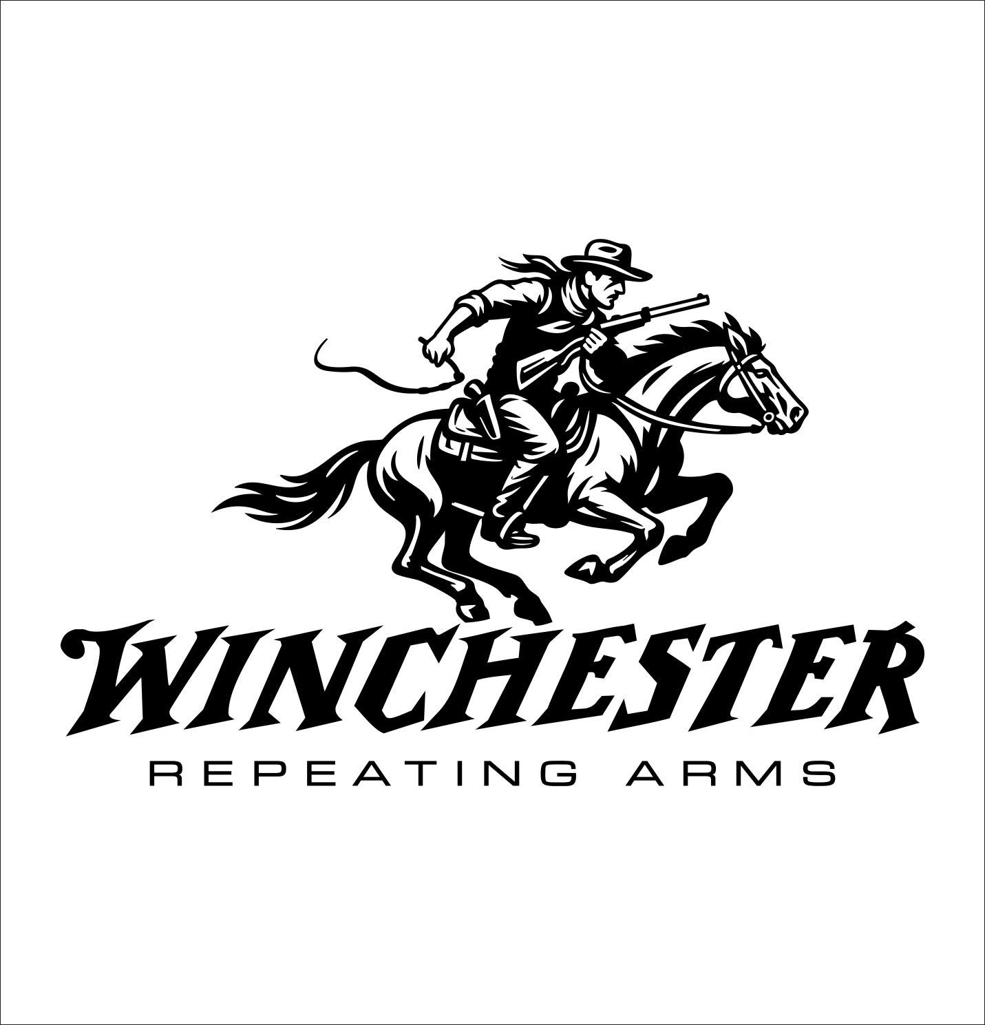 Winchester Repeating Arms decal, sticker, car sticker