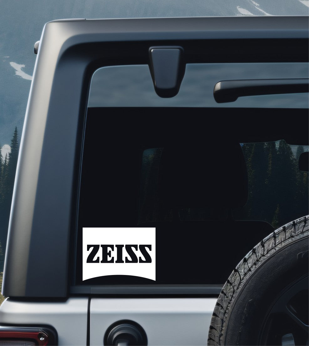 Zeiss Optics decal, sticker, hunting fishing  firearm decal, car sticker