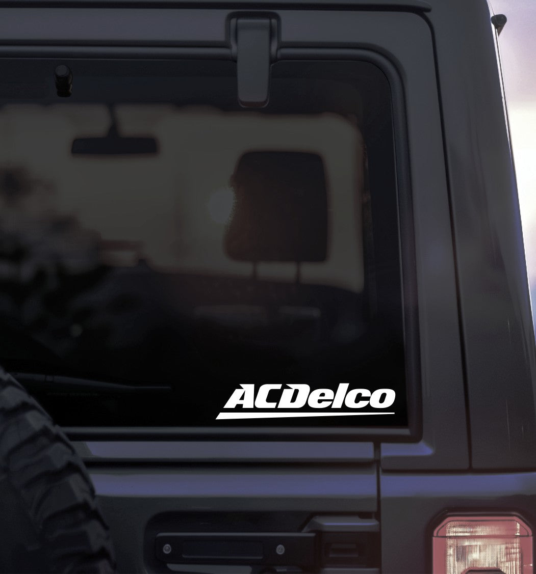 ac delco , sticker, decal car decal